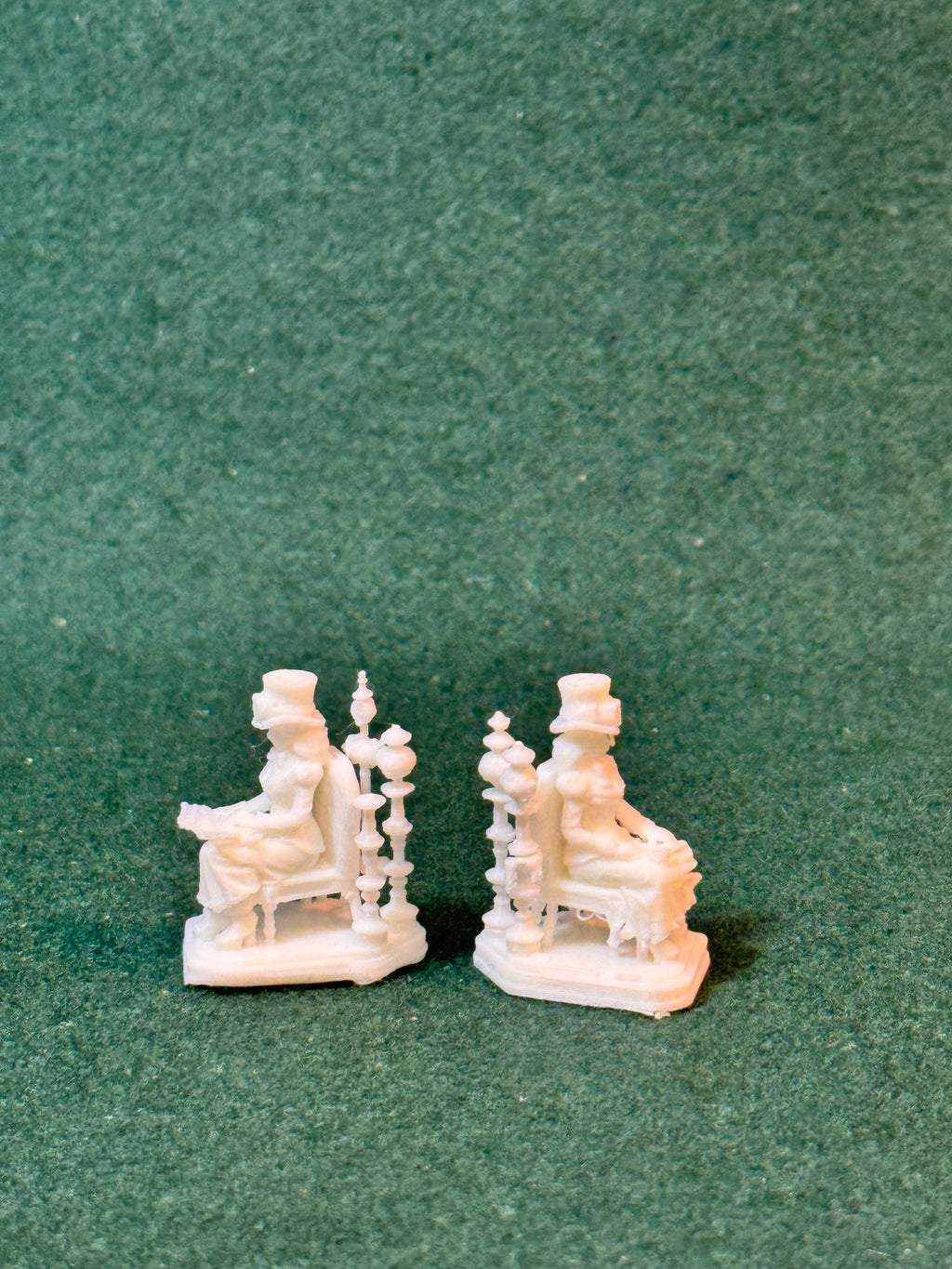 Puppenhaus Mini Buchstützen aus der viktorianischen Ära 4 Miniatur 1:12