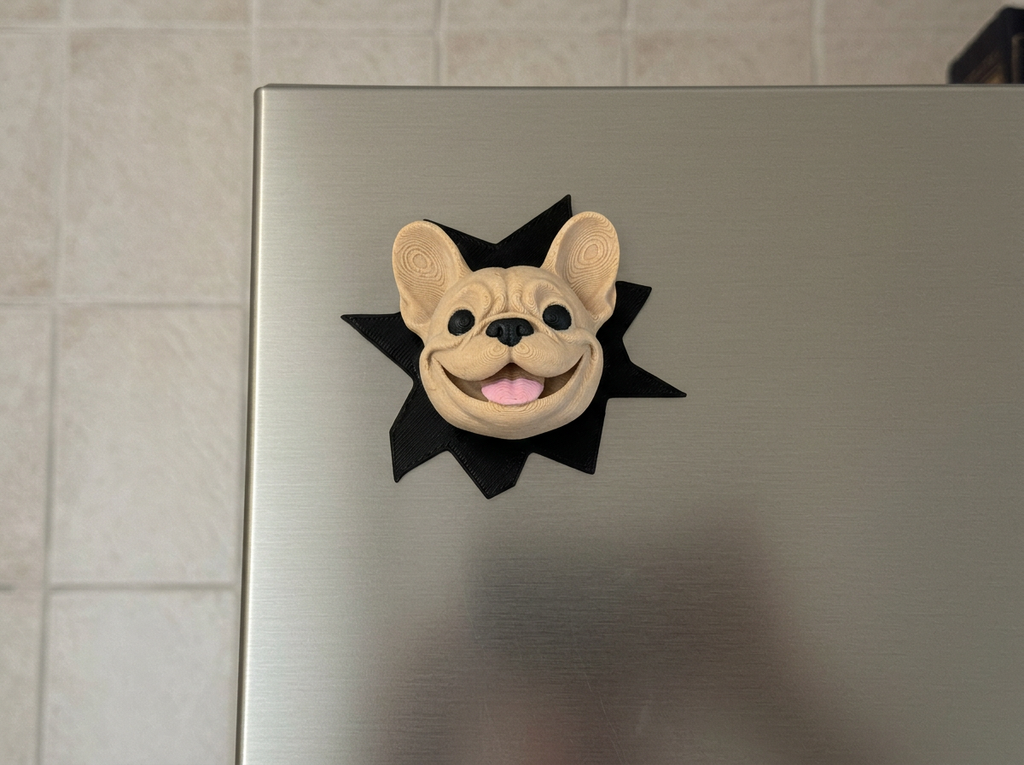 Kühlschrankmagnet Französische Bulldogge Deko