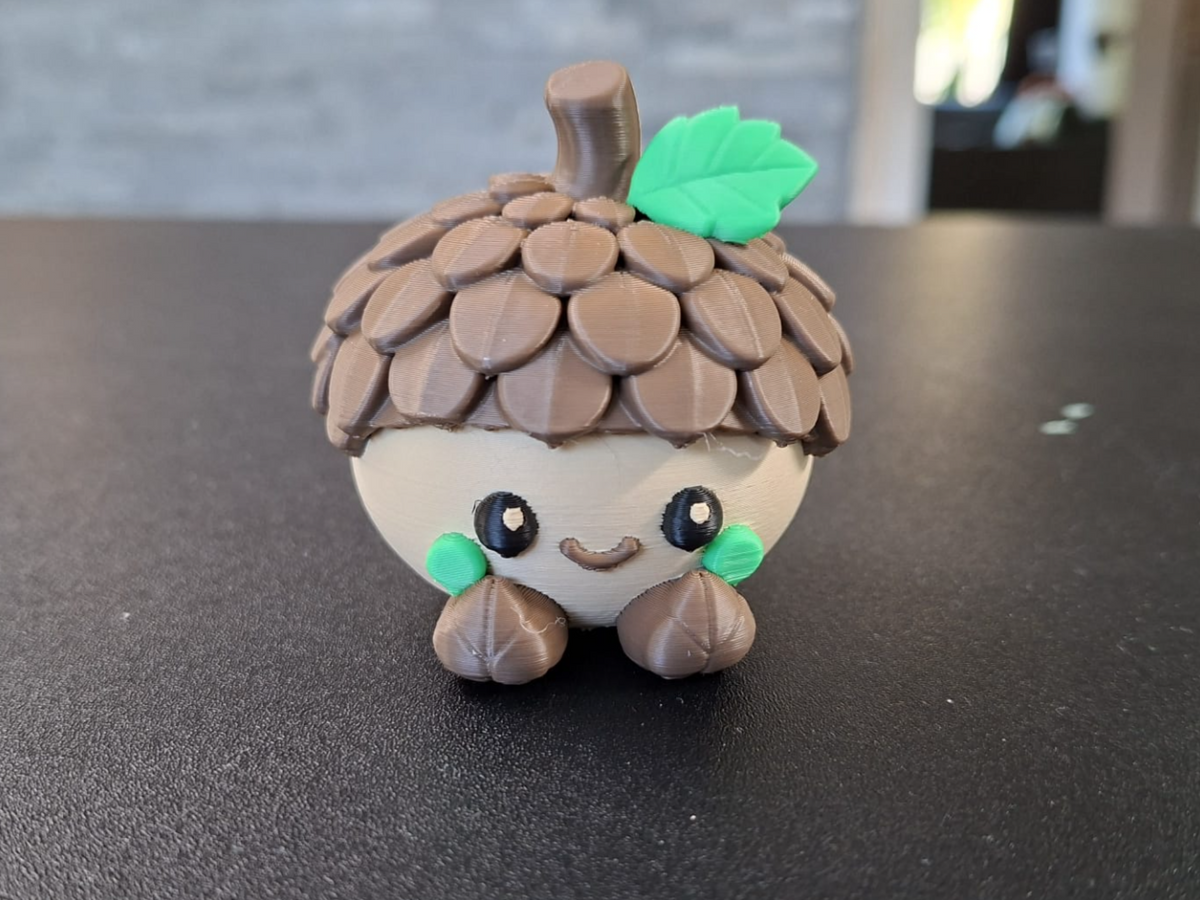 Niedliche Kawaii Eichel Entzückende Herbstdekoration Figur Deko Statue süß