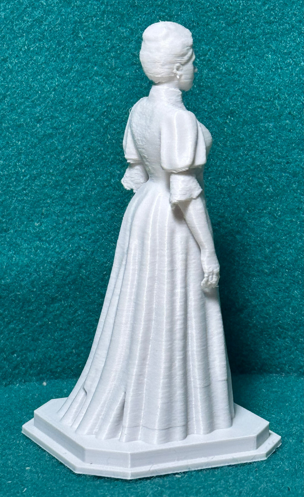 Nachbar Lady Beatrice Ashcombe Figur Deko Statue Puppenhaus Miniatur Vitrine
