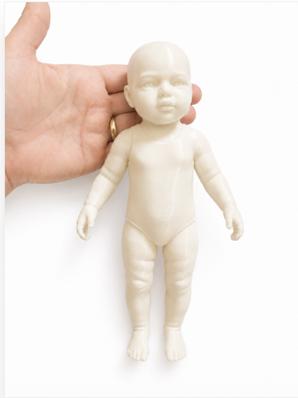 Puppe Kunst-Babypuppe Abnehmbarer Kopf Figur Deko Statue Skulptur Geschenk