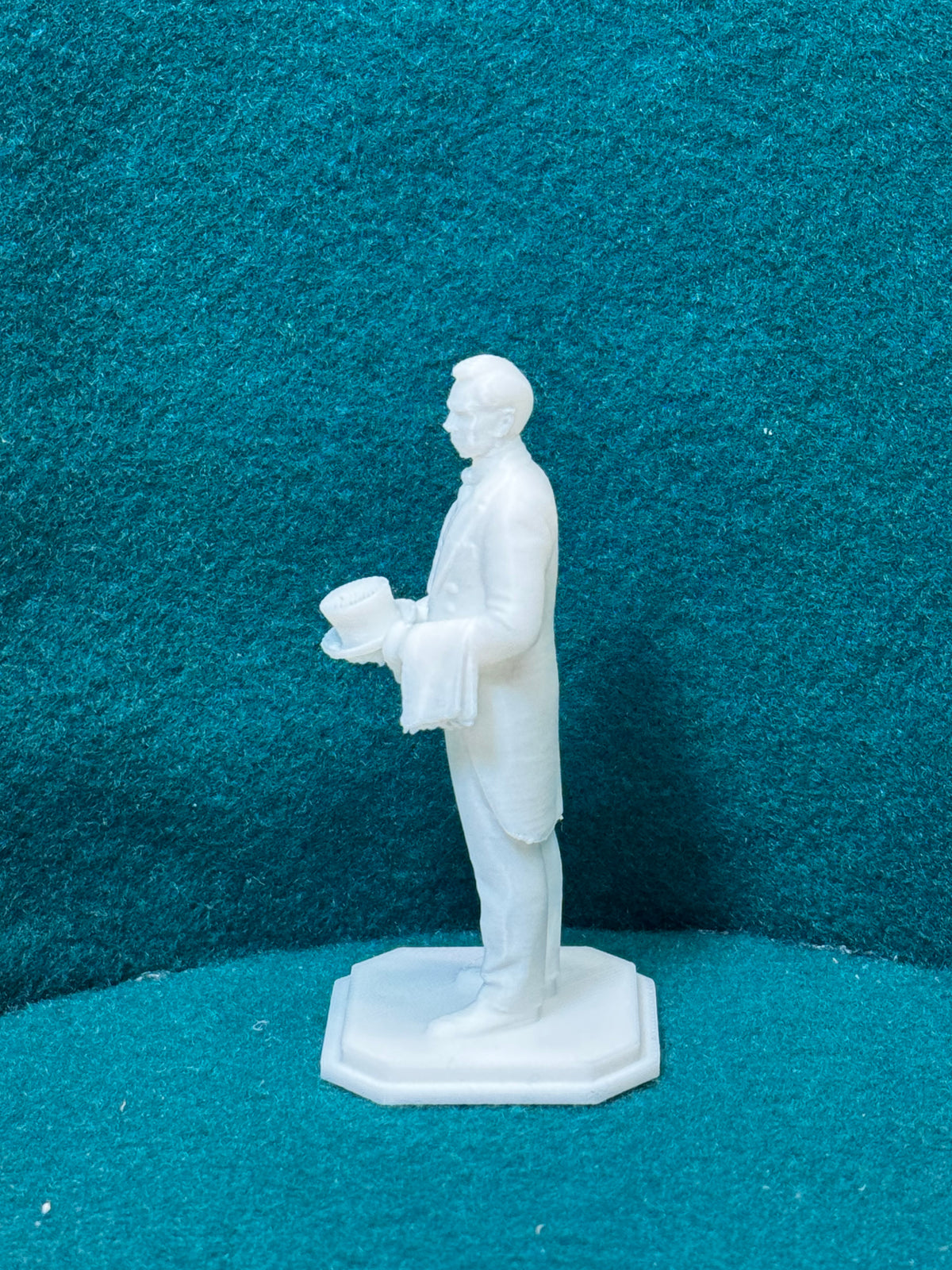 Kammerdiener 2 Mysteriöser Charakter Figur Deko Statue Puppenhaus Miniatur
