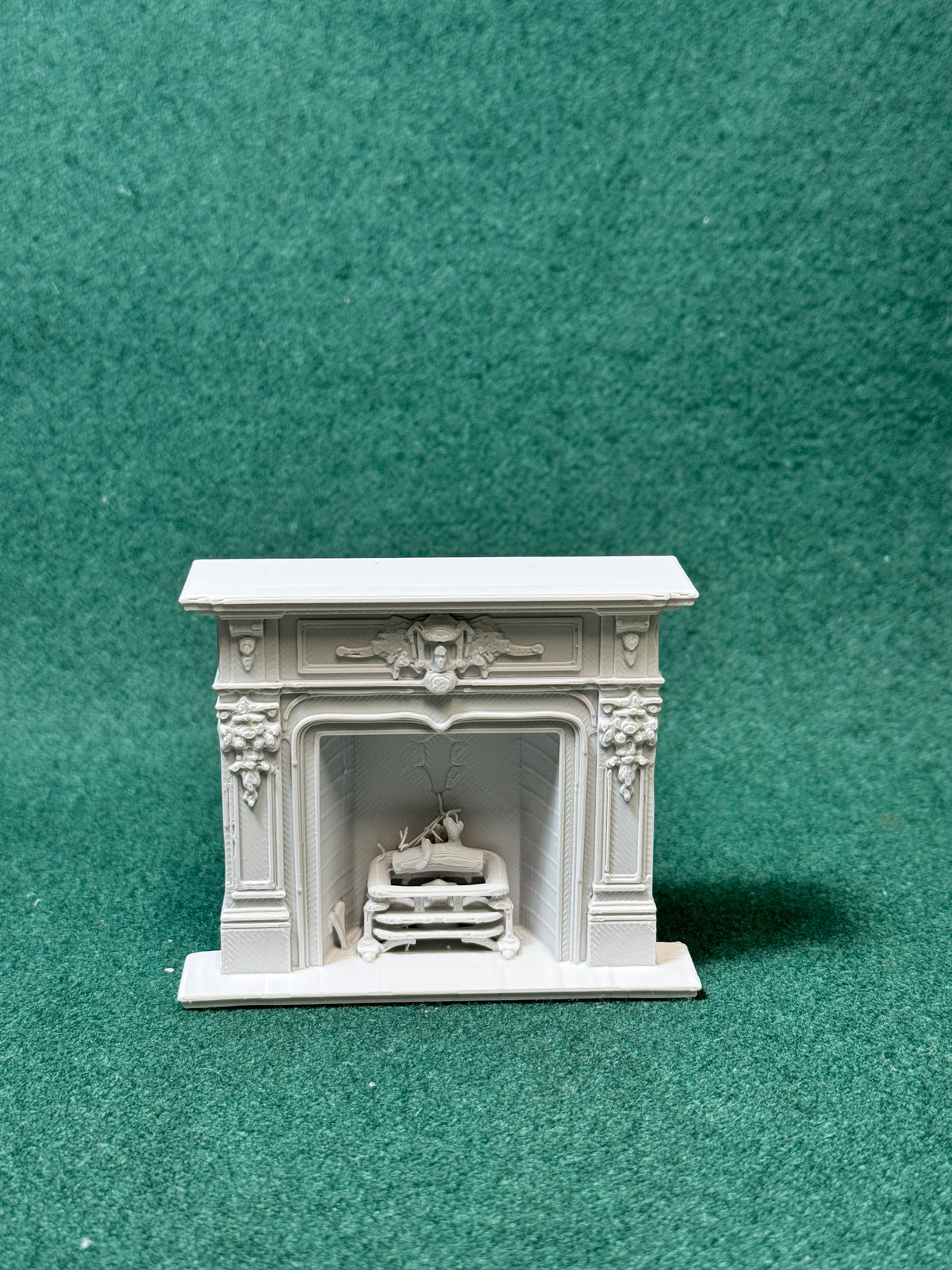 Puppenhaus Mini Kamin aus der Viktorianischen Ära 3 Miniatur 1:12 Diorama