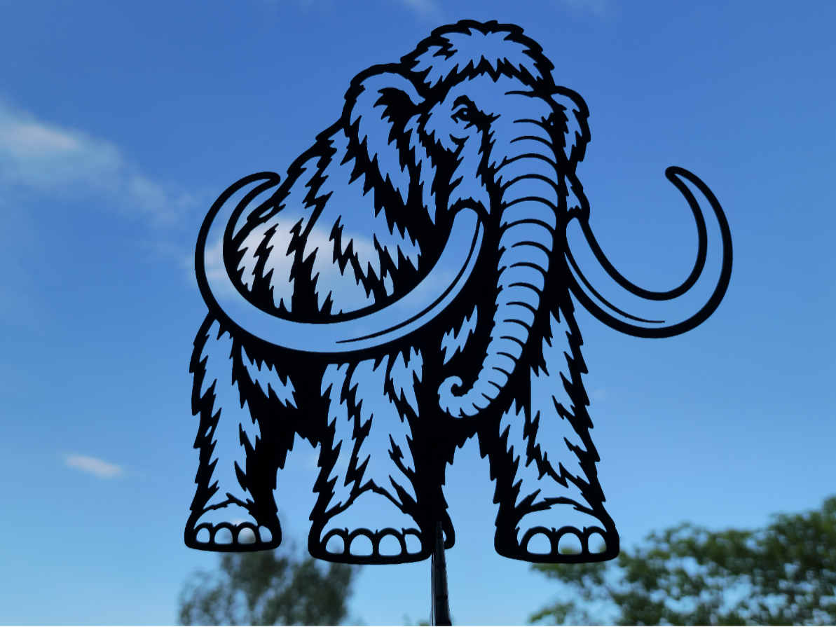 Wollmammut Eiszeit 2D Wandkunst Wandbild Wanddeko Wanddekoration Deko