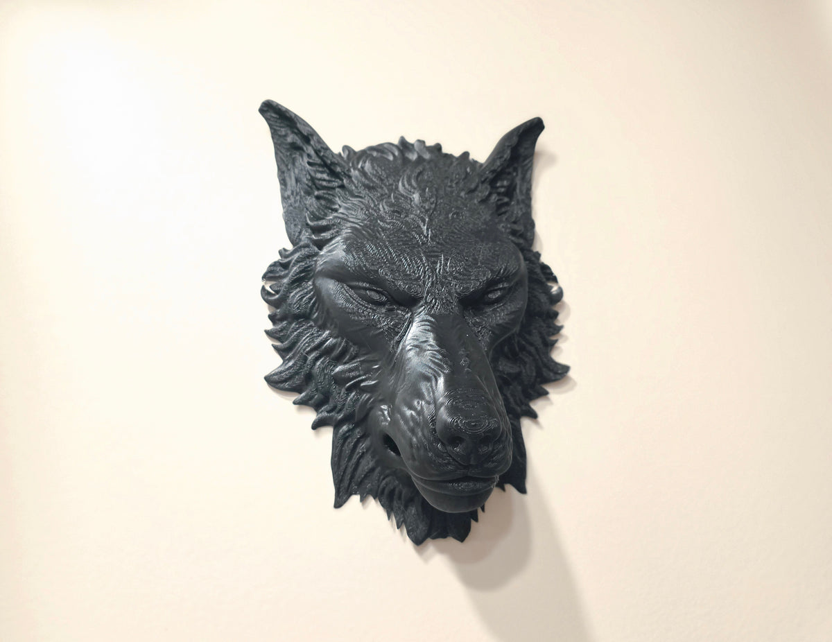 Wolfskopf Wanddeko