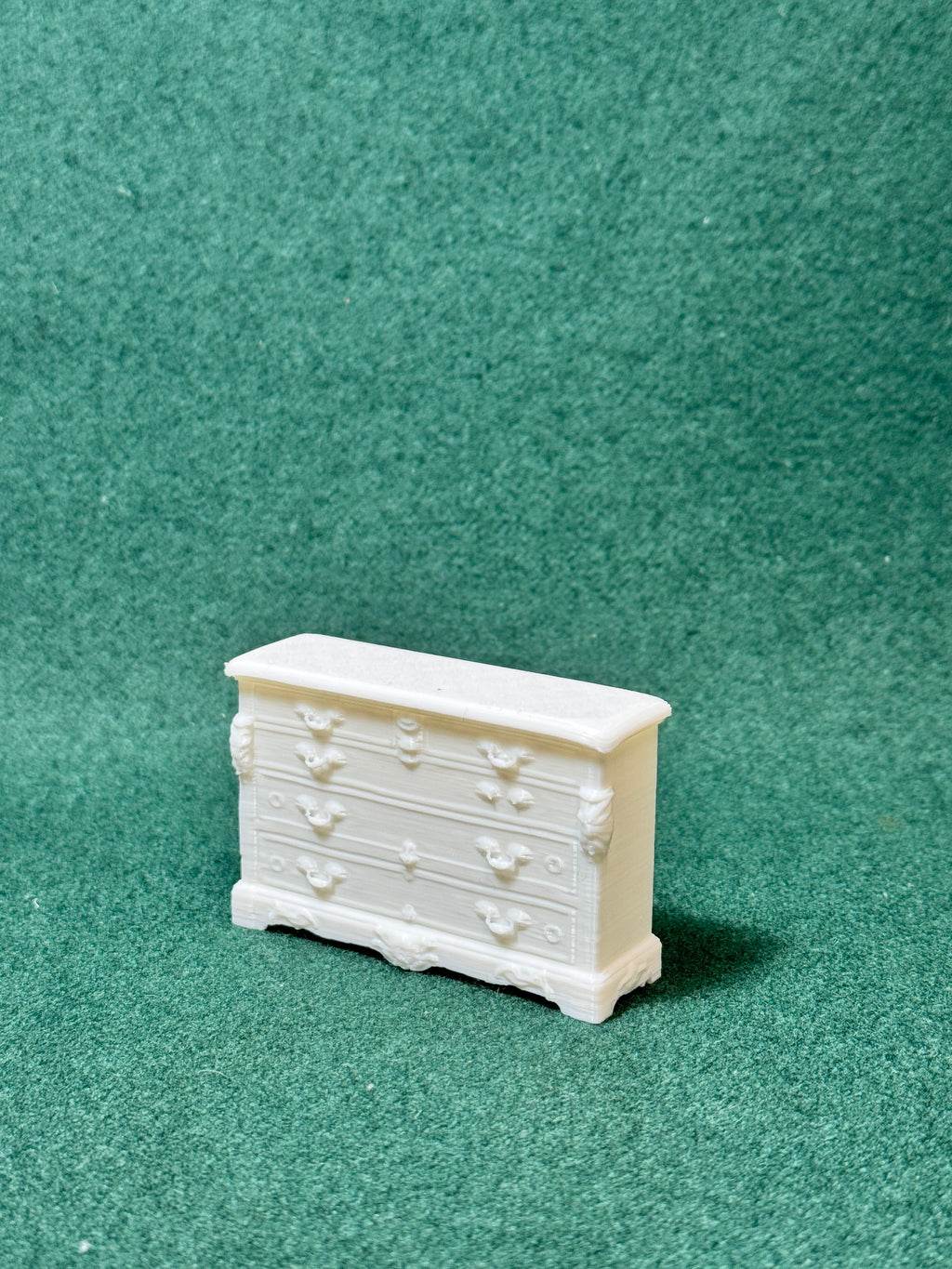 Puppenhaus Mini Kommode aus der Viktorianischen Ära 2 Miniatur 1:12 Möbel
