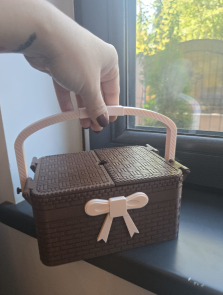 Picknickkorb Niedlich & Vollständig zerlegbar Figur Deko Statue süß Kawaii
