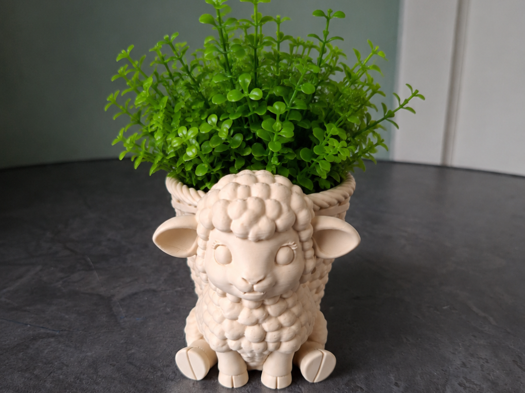 Niedlicher Schaf-Übertopf Pflanztopf Blumentopf Tierliebhaber Geschenk süß