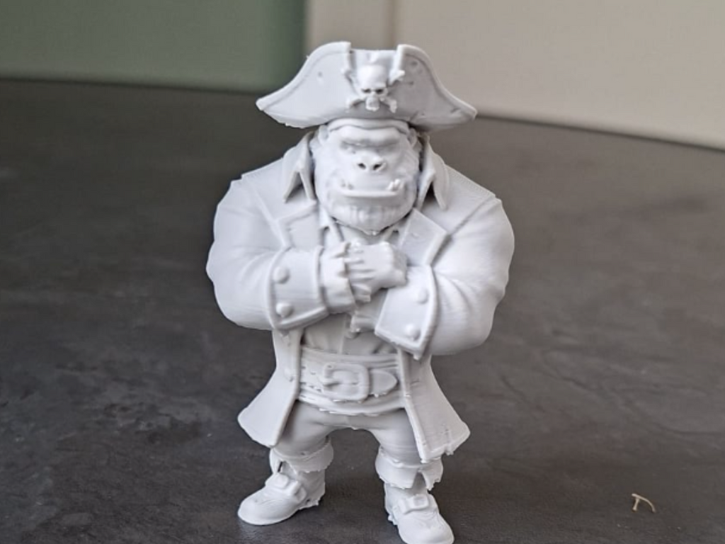 Piraten-Gorilla-Miniatur Figur Deko Statue Weihnachten Weihnachtsdeko