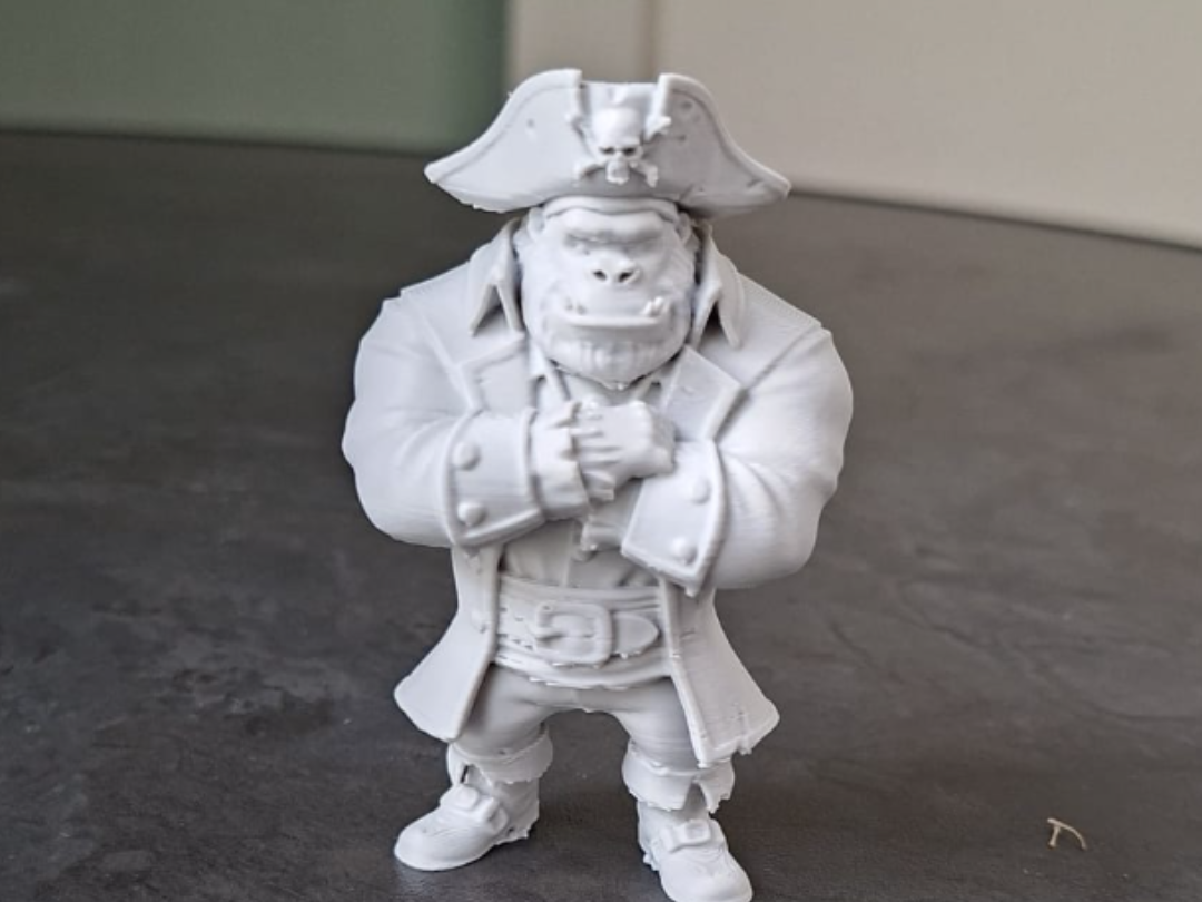 Piraten-Gorilla-Miniatur Figur Deko Statue Weihnachten Weihnachtsdeko