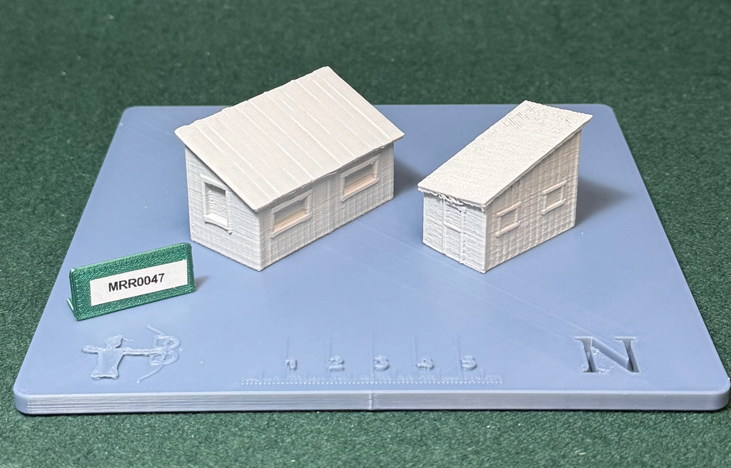 HO & N Struktur Geräteschuppen Modelleisenbahn H0 Spur N Diorama Gebäude
