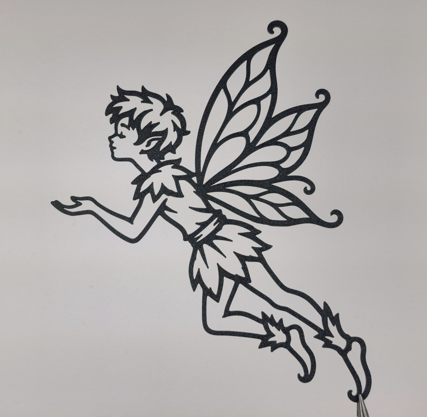 Fantasy Pixie Feenjunge Wandkunst Wandbild Wanddeko Wanddekoration Deko