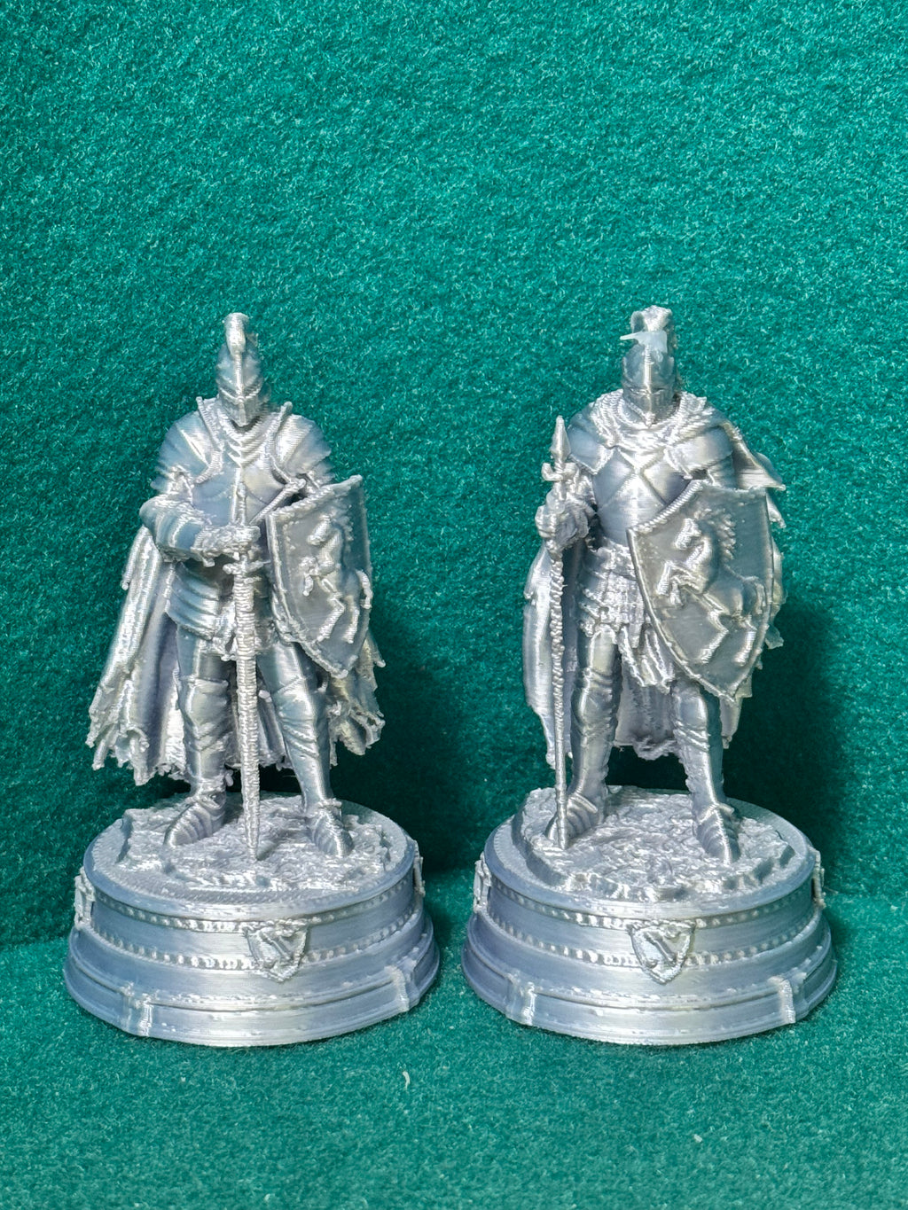 Ritter vs. Drachen Serie 2b GEPANZERTE Figur Deko Statue Fantasy Miniatur
