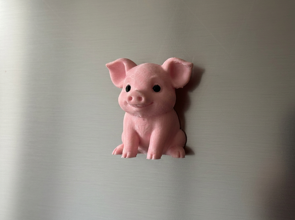 Kühlschrankmagnet Schwein Deko Variante 2