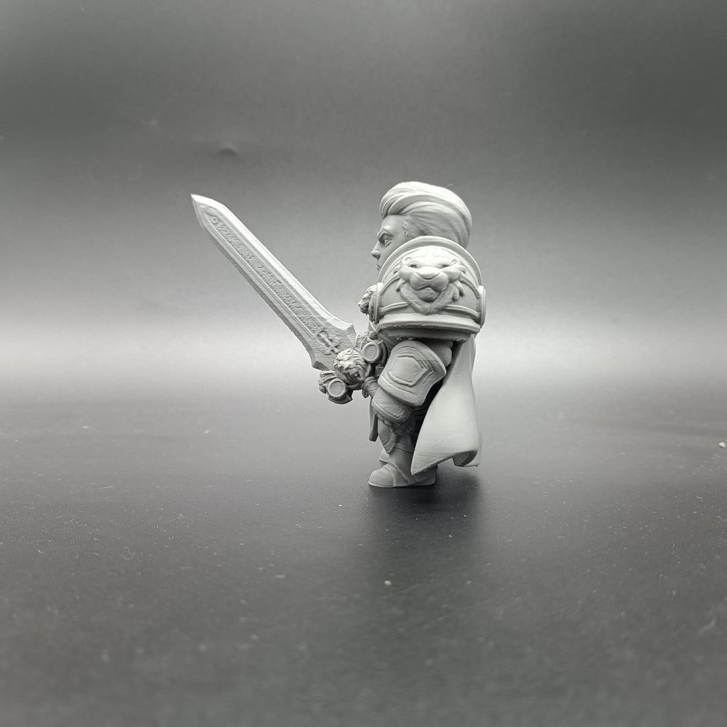 Chibi Paladin Süßer Fantasy-Ritter Figur Deko