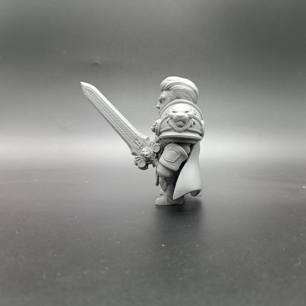 Chibi Paladin Süßer Fantasy-Ritter Figur Deko