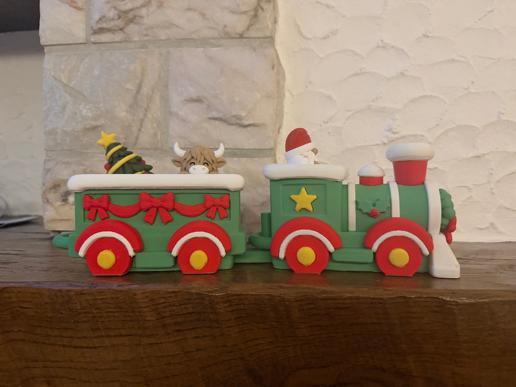 Weihnachtszug Deko modular mit Drehverschluss