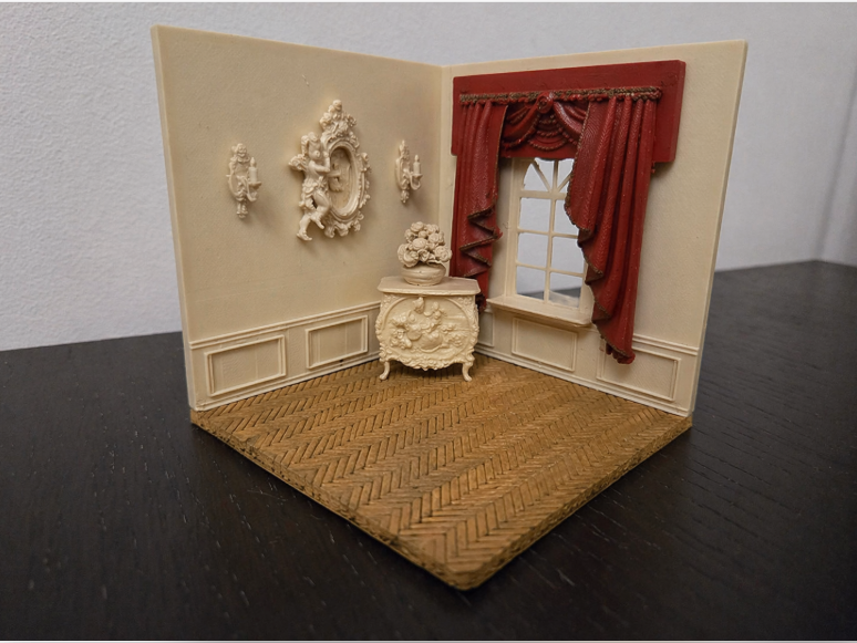 Flüstern eines viktorianischen Bonsai Figur Deko Statue Vintage Nostalgie