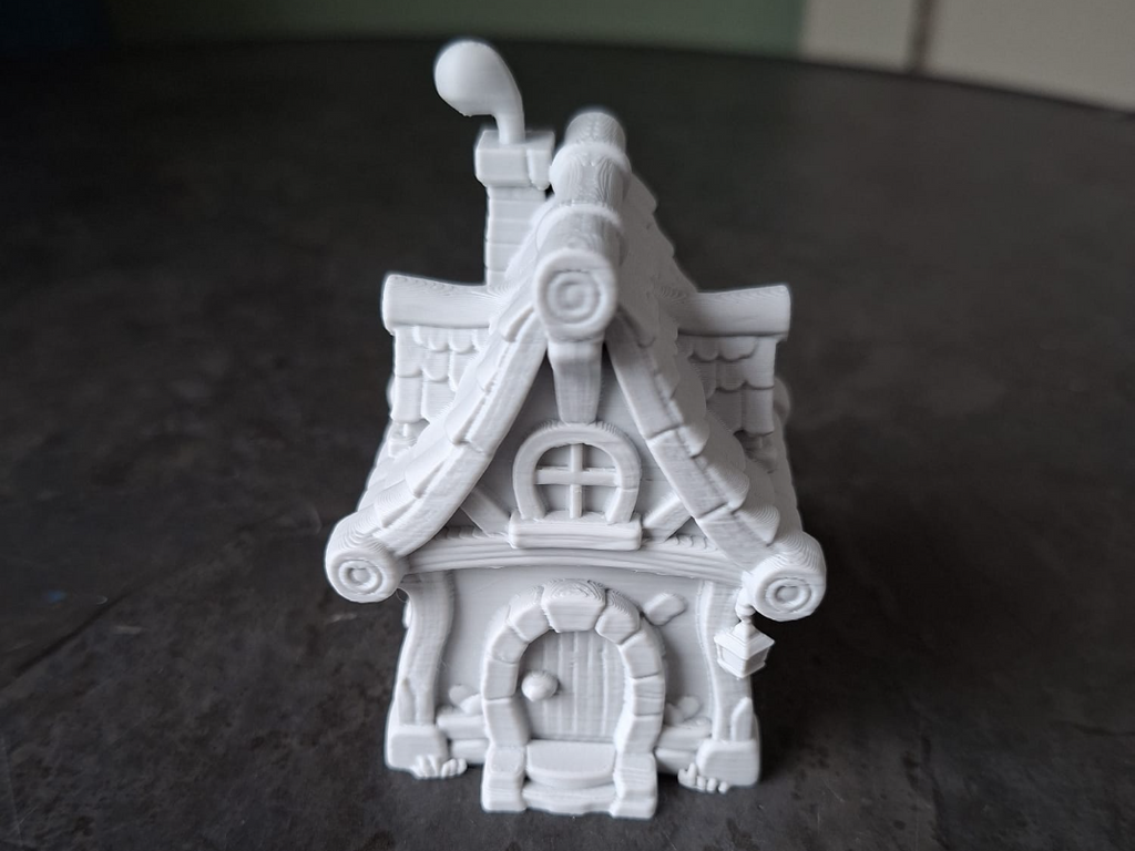 Verzaubertes Feen Zwergenhäuschen Miniatur Figur Deko Statue Weihnachten