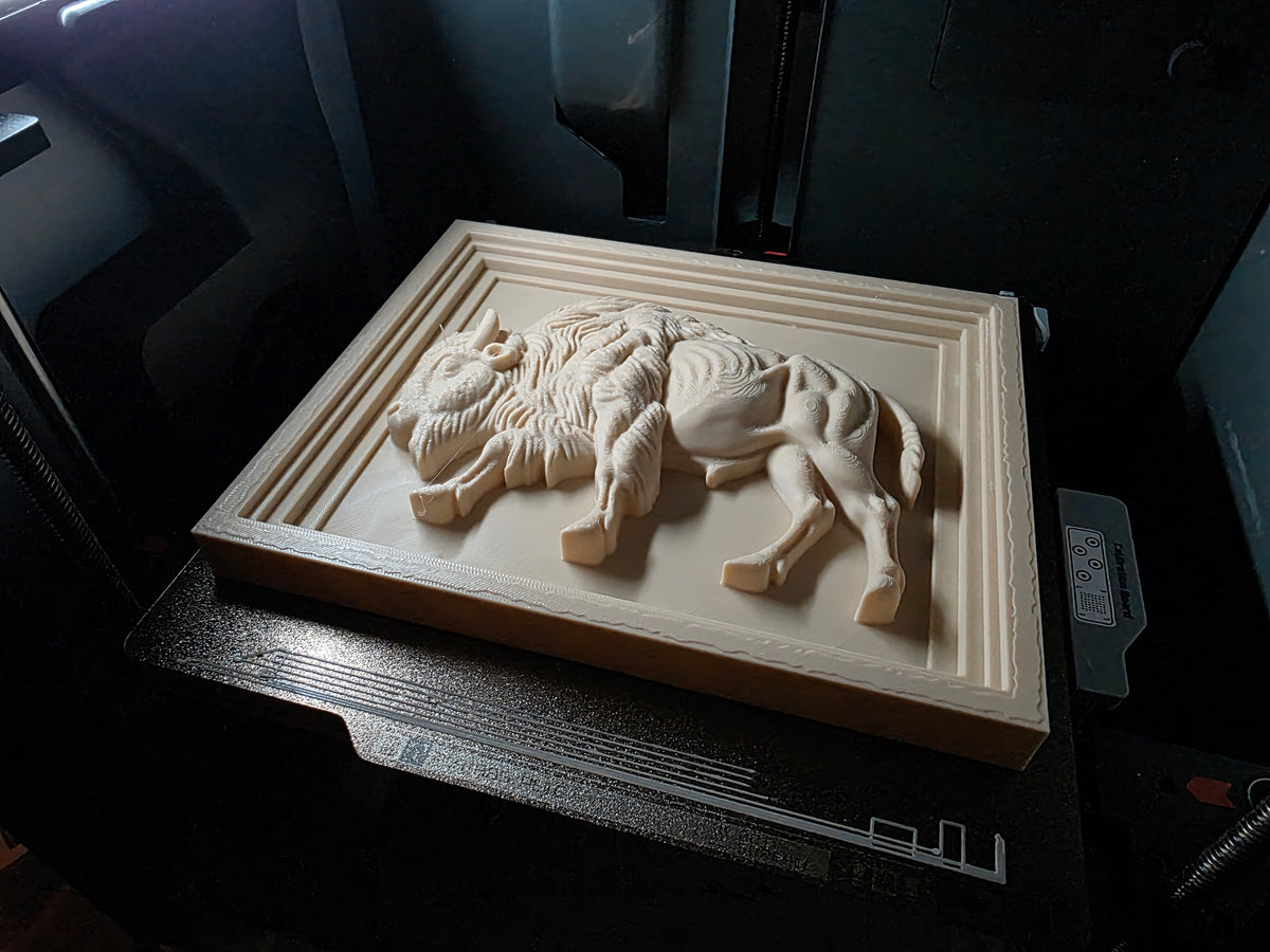 Bison Wandbild