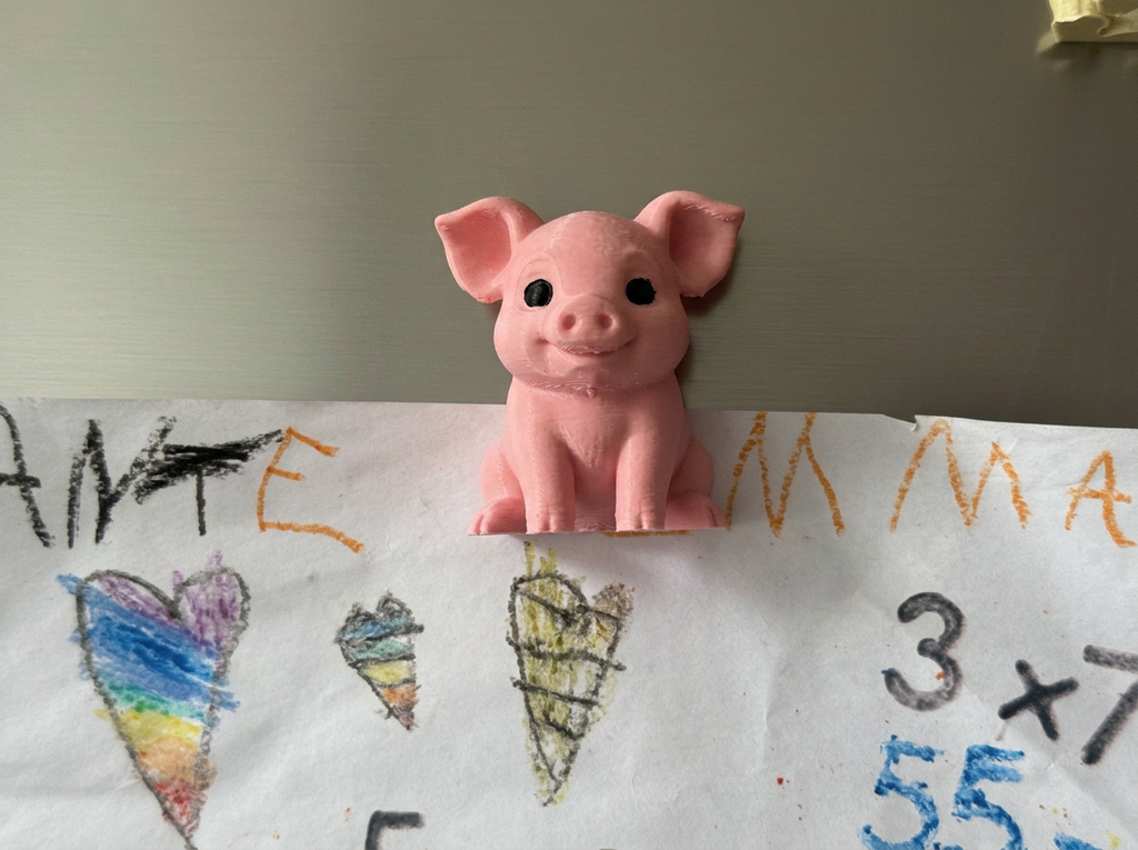 Kühlschrankmagnet Schwein Deko Variante 2