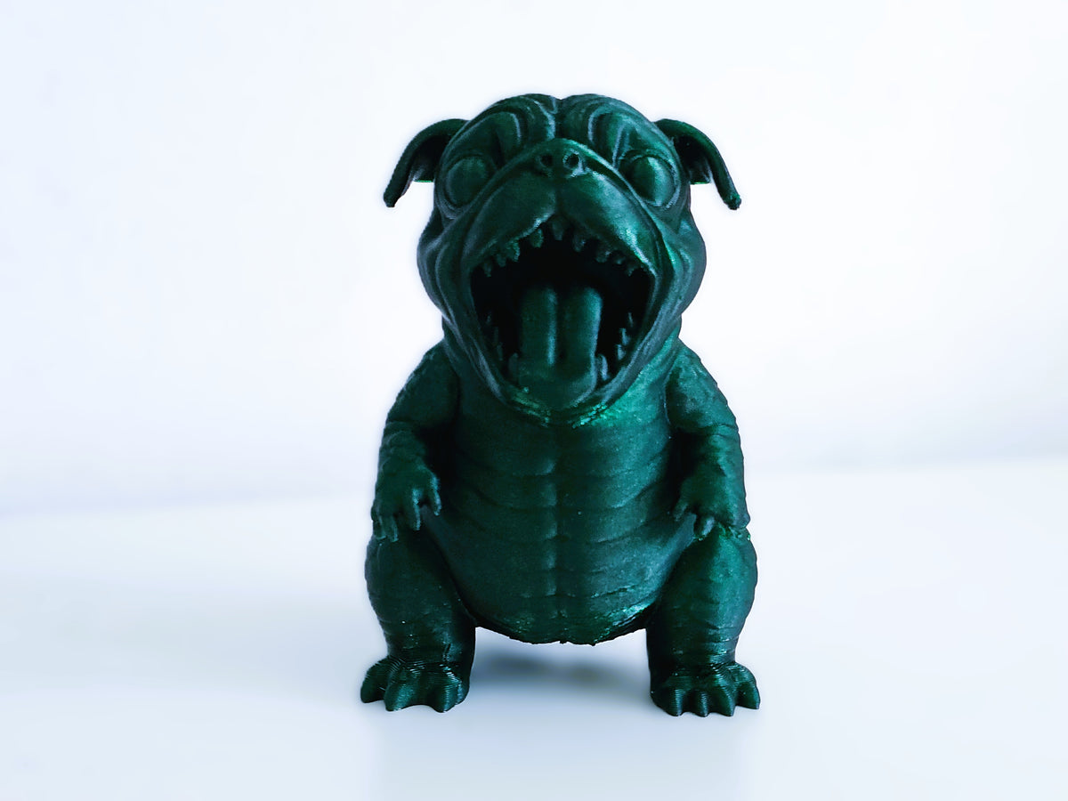 Dinosaurier Hund Mops