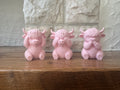 Nichts hören, sehen, sagen Figuren-Set Hochlandrinder