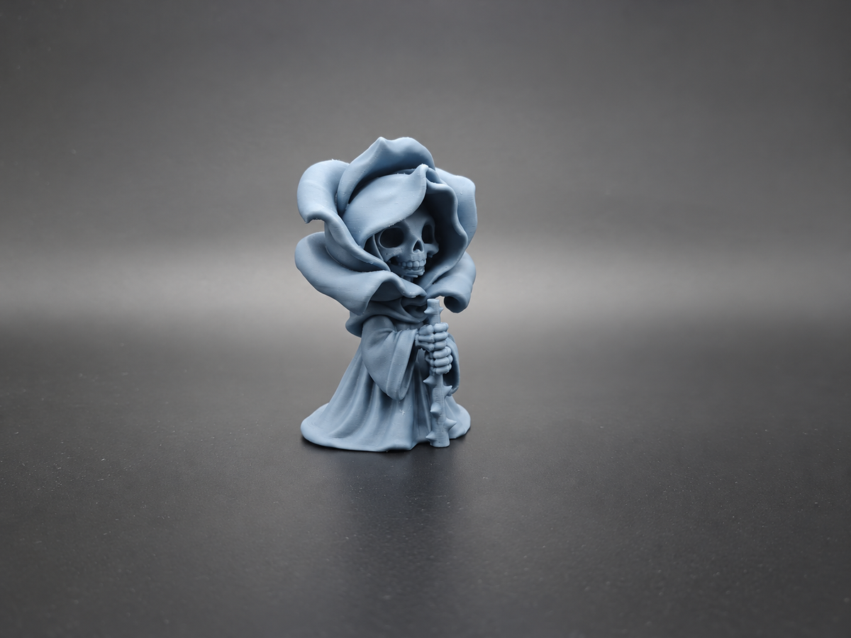Blütenblätter des Jenseits Halloween Rosen Sensenmann Figur Deko