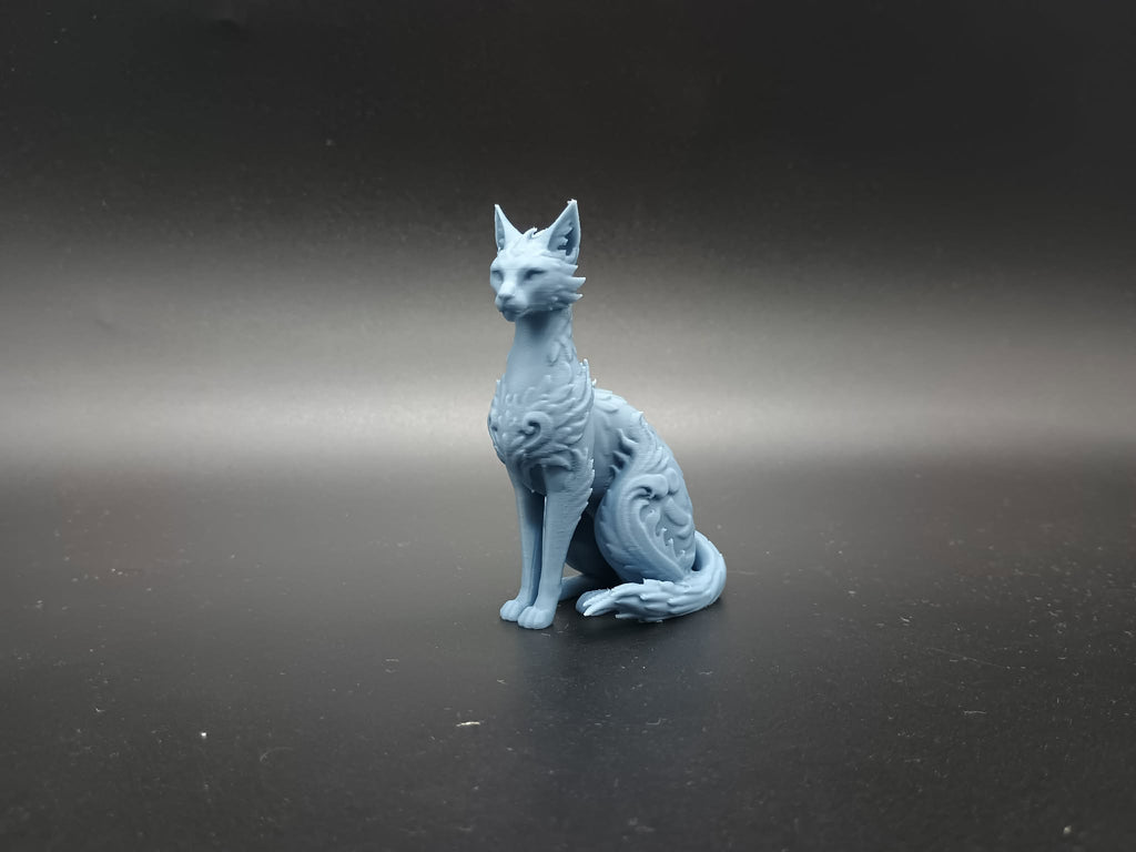 Ornamentale Geistkranichkatze Figur Deko