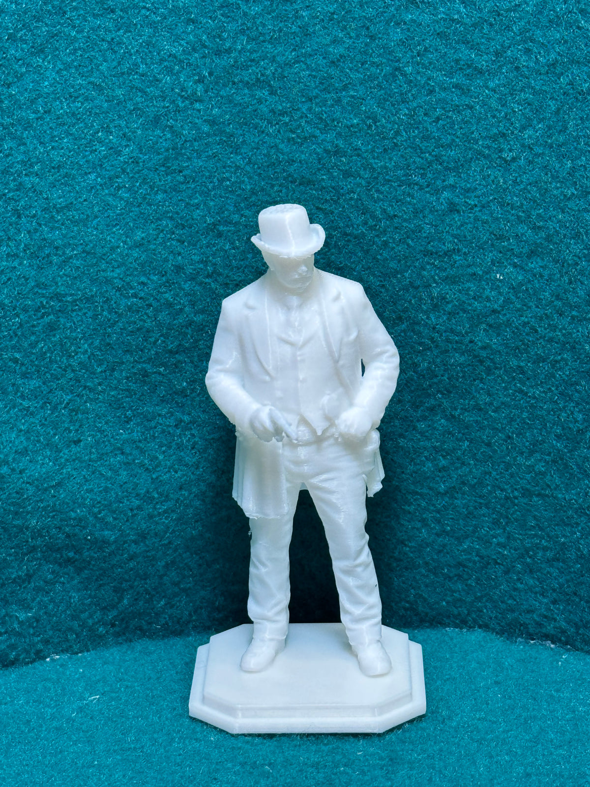 Zivilpolizist Geheimnis-Figur Deko Statue Puppenhaus Miniatur Puppenstube