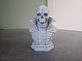 Vampir-Skelett-Büste Gotische Totenkopf-Skulptur Figur Deko Statue Grusel