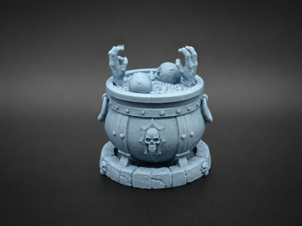 Verhexter Halloween Kessel Figur Deko