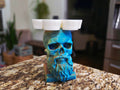 Schnapsglas-Ständer Totenkopf mit Bart 6 Gläser