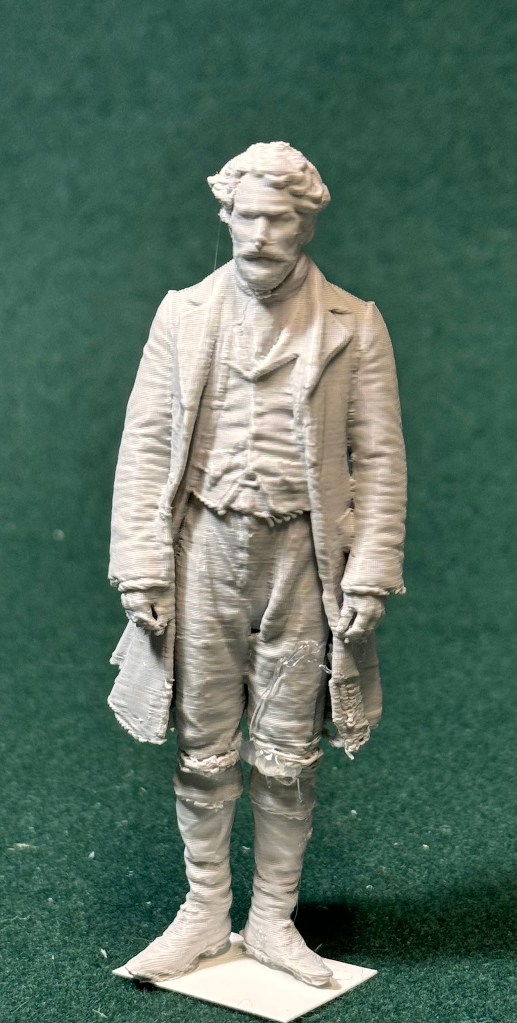1880er 7 Männer aus der Mittelschicht Menschen 0020 Figur Deko Statue