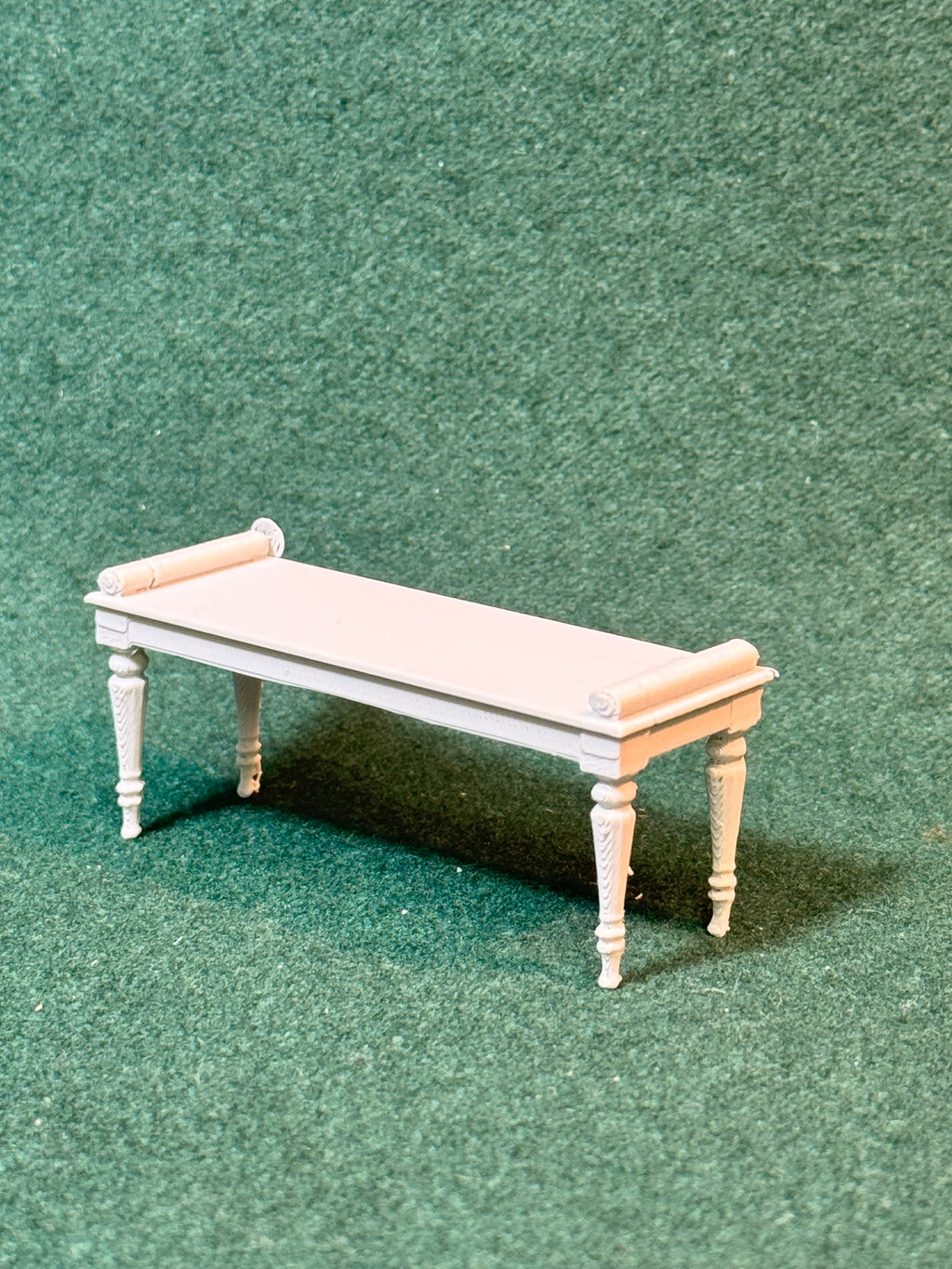 Puppenhaus Mini Viktorianische Ära Bank (Indoor) 2 Miniatur 1:12 Diorama