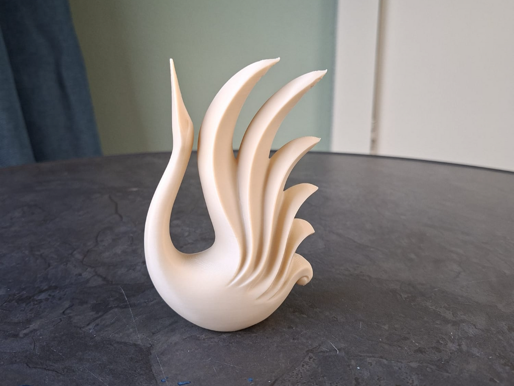 Elegante Schwanenskulptur Figur Deko Statue Weihnachten Weihnachtsdeko