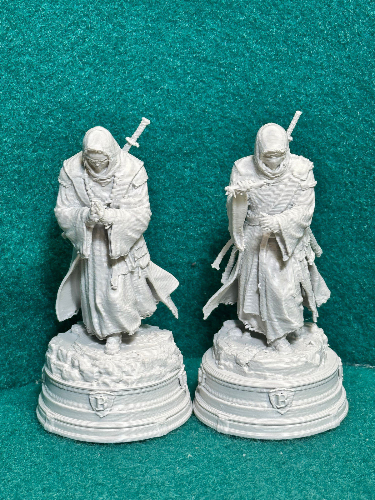 Piraten gegen Ninjas 1 NINJA (Alptraum beim Drucken) Figur Deko Statue