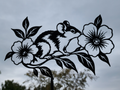 Maus auf Blütenzweig Wandkunst Dekoration Wandbild Wanddeko Wanddekoration