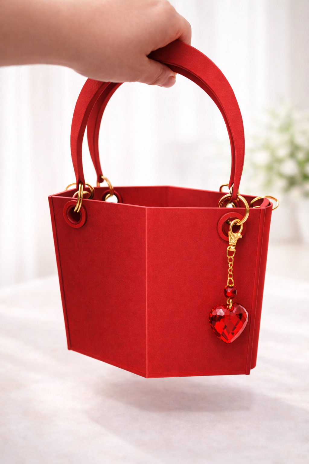 Hexa Belle Henkeltasche Figur Deko Statue Skulptur Dekoration Geschenk