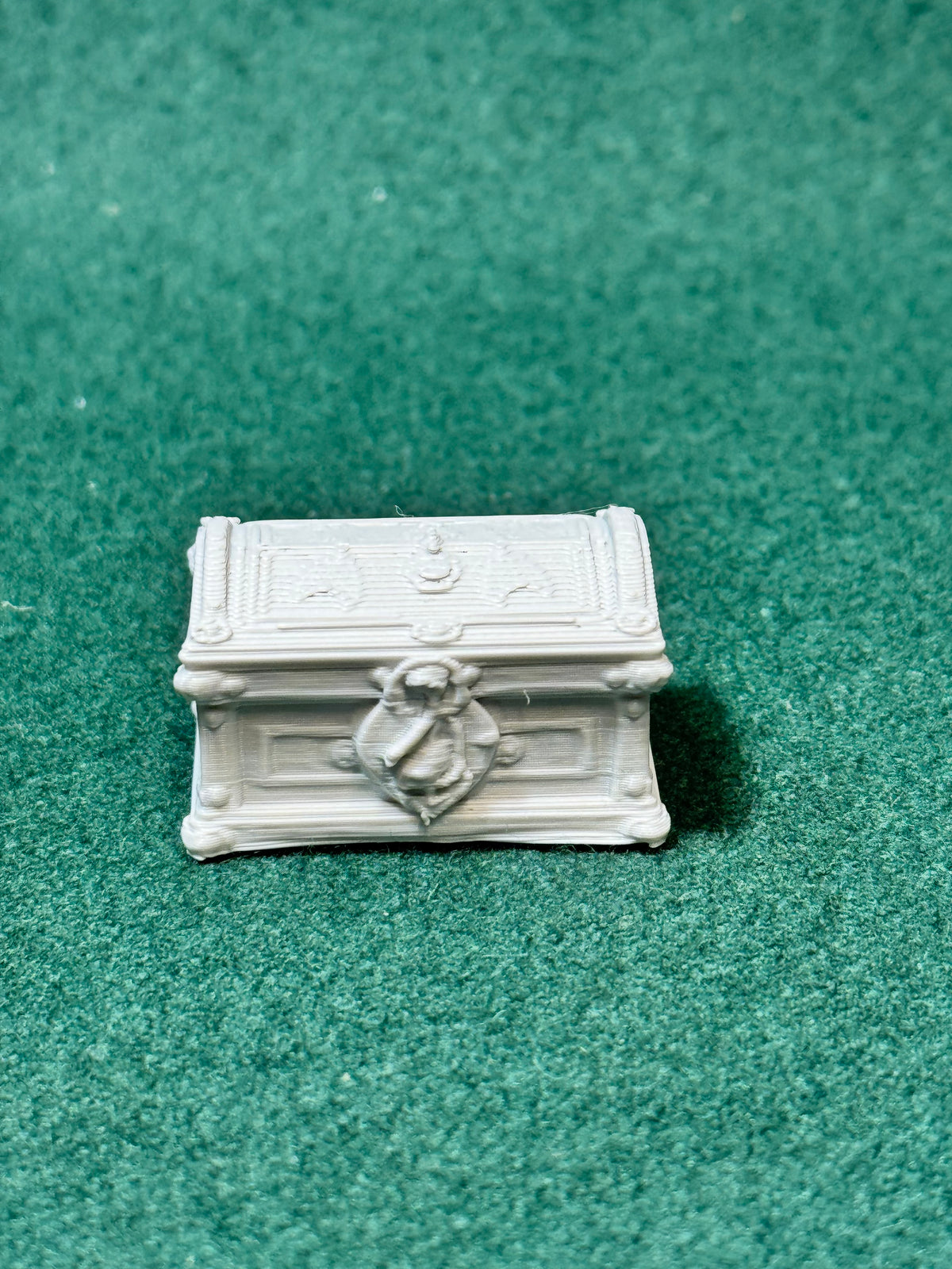 Puppenhaus Miniatur Viktorianischer Schreibtisch-Safe 3 1:12 Puppenstube