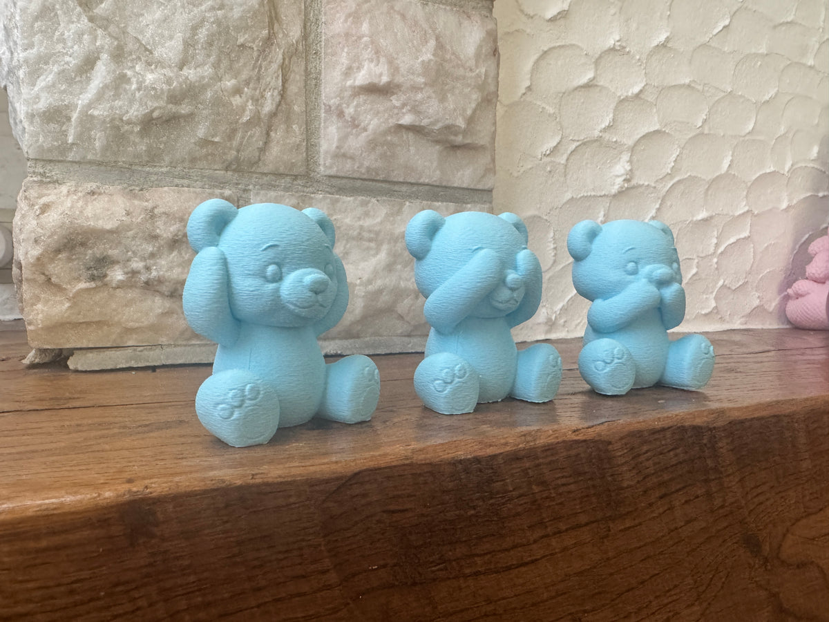 Nichts hören, sehen, sagen Figuren-Set Teddybären