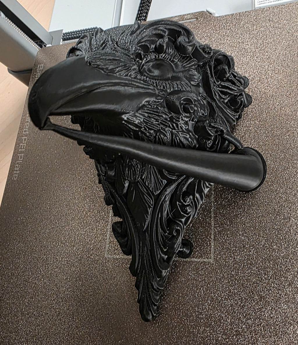 Gothic Rabe Pflanztopf Wanddeko