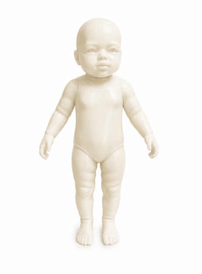 Puppe Kunst-Babypuppe Abnehmbarer Kopf Figur Deko Statue Skulptur Geschenk