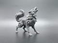 Fantasy Heulender Ornamentaler Wolf Figur Deko