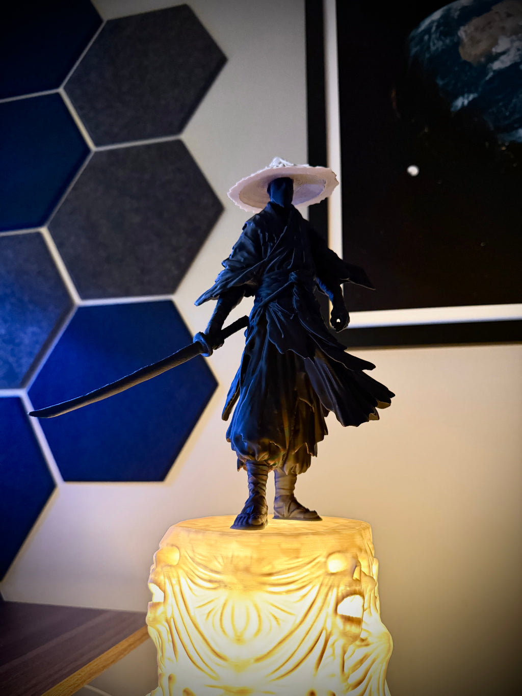 Statue Samurai Schreibtischdeko