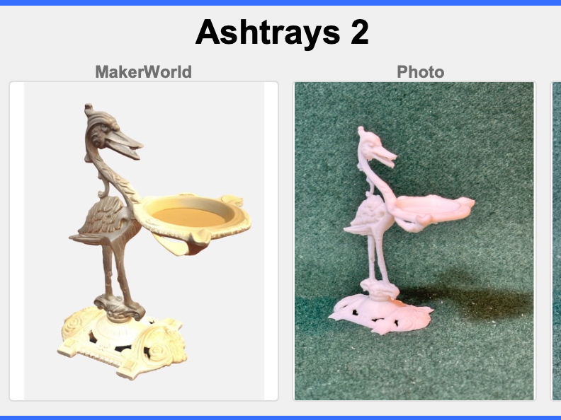 Puppenhaus Mini Aschenbecher aus der Viktorianischen Ära 1 Miniatur 1:12