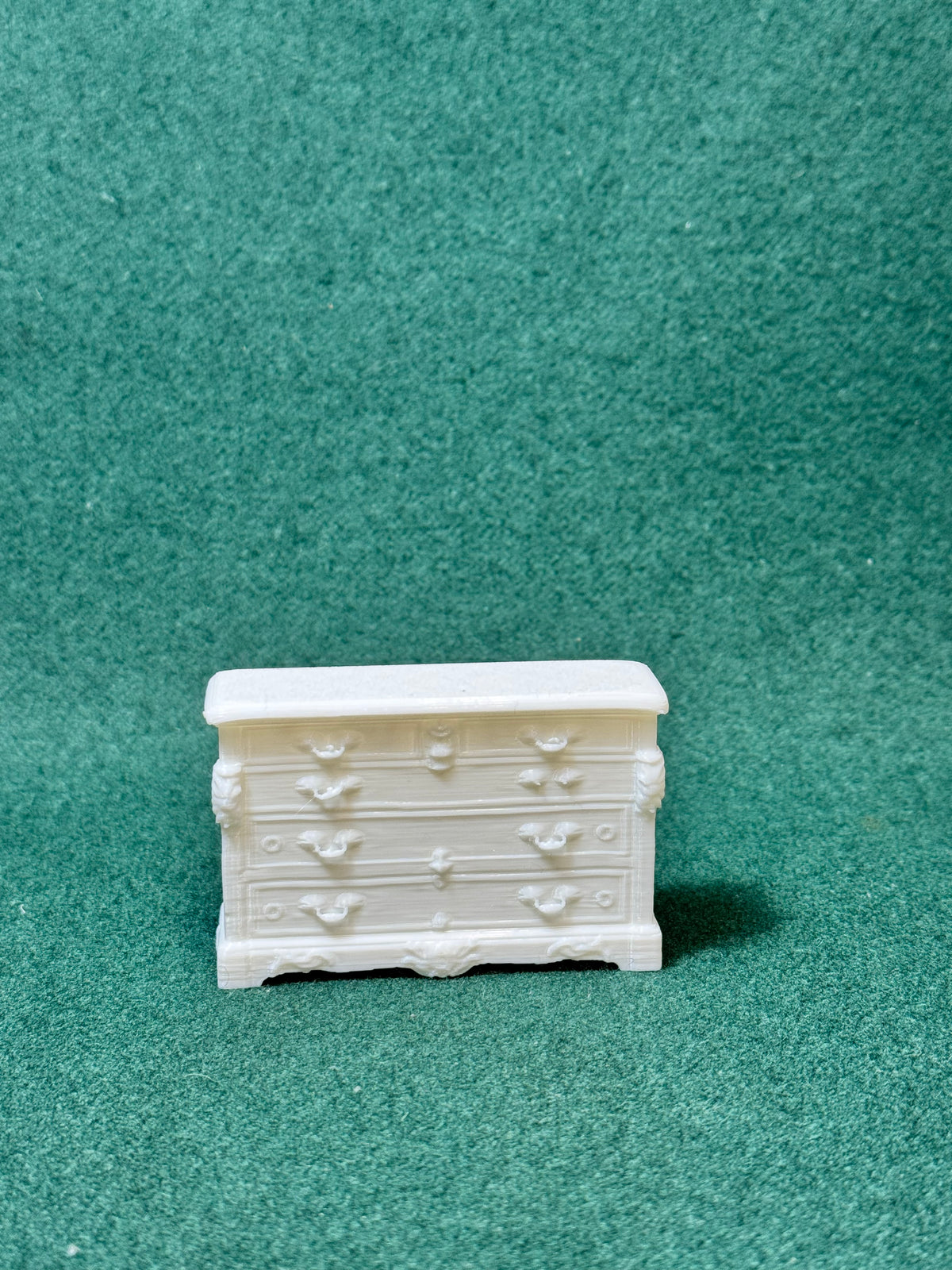 Puppenhaus Mini Kommode aus der Viktorianischen Ära 2 Miniatur 1:12 Möbel