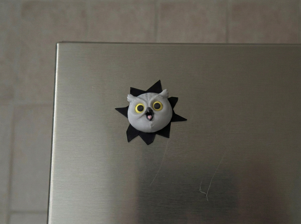 Kühlschrankmagnet Eule Deko