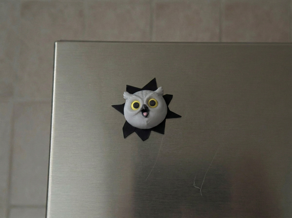 Kühlschrankmagnet Eule Deko