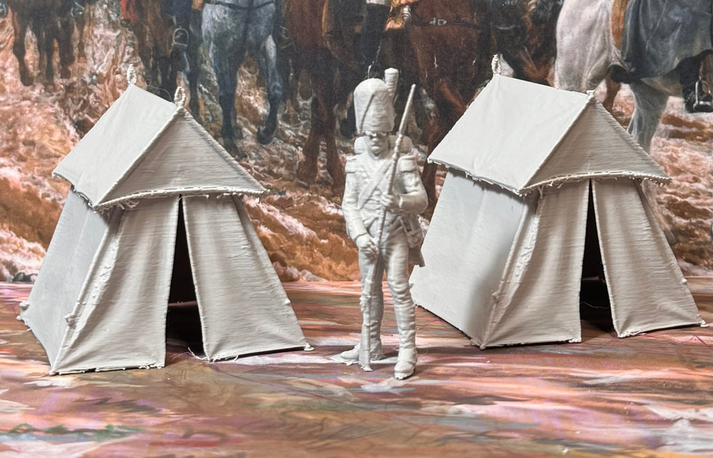 Napoleon-Serie Band 22 Zelte Insgesamt 3 Figur Deko Statue Puppenhaus